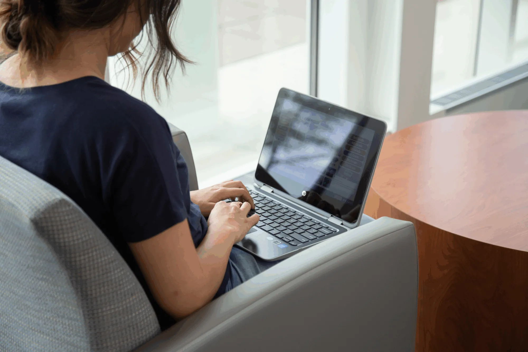 Person on Computer